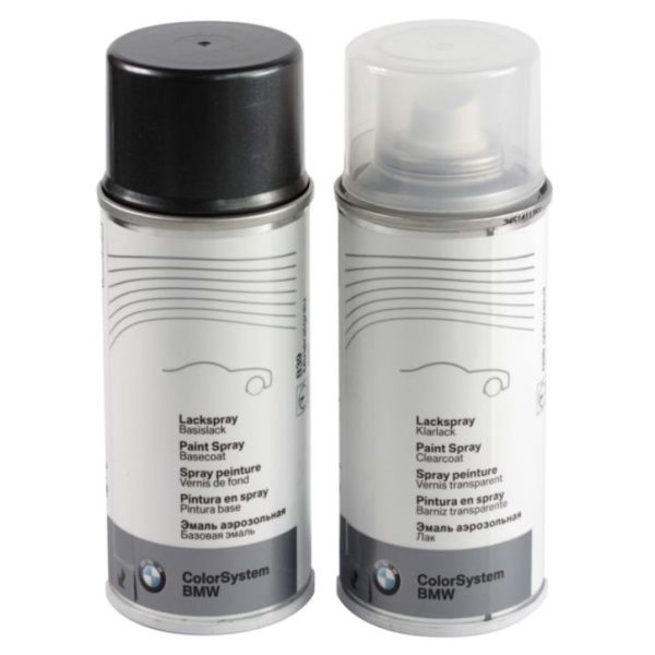 Set Spray Vopsea + Lac Oe Bmw Mineral Grey Metallic B39 2 X 150ML 51912360922